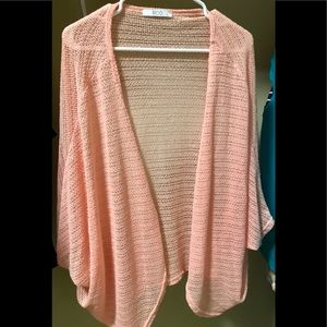Coral/peach cardigan